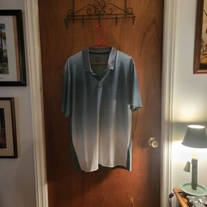 Oakley Golf Polo Shirt Men's Short Sleeve Golf Gradient Ombre XL